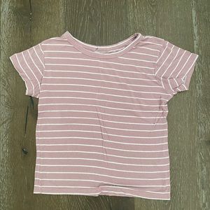 Pink and white striped tank top from garage.